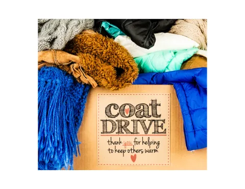 Coat drive.