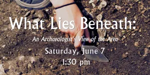 An archaeologist uses a trowel to search for the past.
