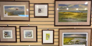 Lee Abston's watercolors on display