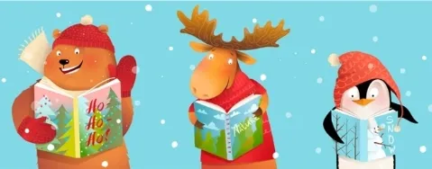 winter animals reading