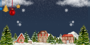 Snowy houses